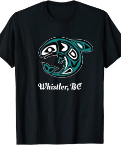 Whistler British Columbia Native Tribal Orca Killer Whale T-Shirt