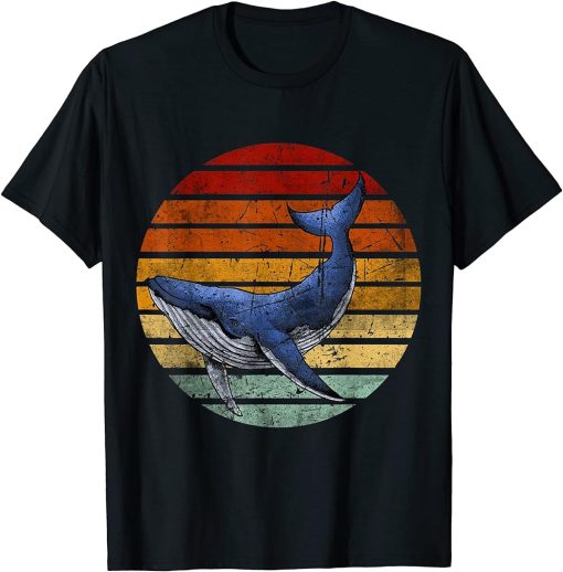 Vintage Killer Whale Orca Funny Retro Whale Sea Ocean Gift T-Shirt